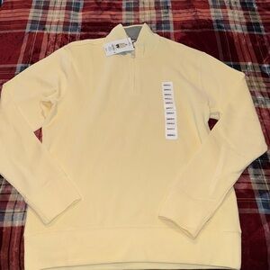 BRAND NEW MENS BEDFORD RIB QUARTER ZIP